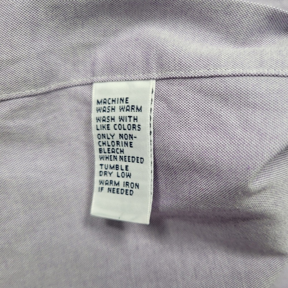 Ralph Lauren Men Classic Fit Oxford Shirt Lavender Purple Button Down 16.5 32/33 - Picture 10 of 11